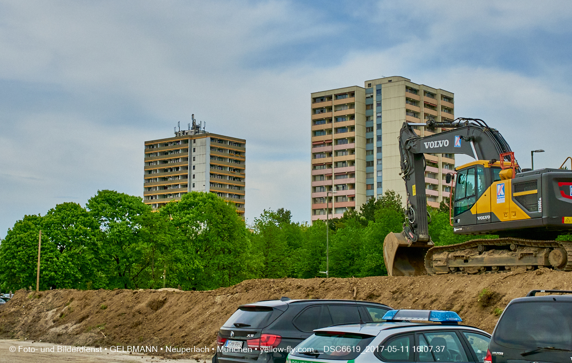 11. Mai 2017 - Grundsteinlegung für die LOGE und dem Kulturquadrat in Neuperlach